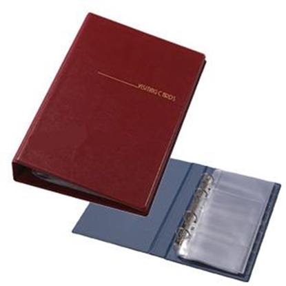 Attēls no Vizītkaršu bloks 200 vizītkartēm, ar 4 riņķiem,