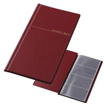 Изображение Vizītkaršu bloks 96 vizītkartēm, bordo