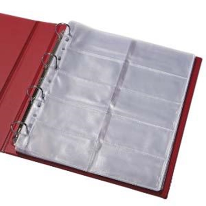 Изображение Vizītkaršu ieliktņi A4/10 gab. Panta Plast