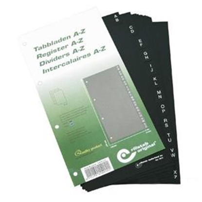 Изображение Vizītkaršu sadalītājs RILLSTAB A-Z , 145x307 mmˇ