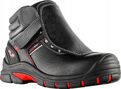 Изображение VM Footwear Trzewiki ochronne VM FOOTWEAR Bolton 5080-S3L, rozm. 42, czarno-czerwone