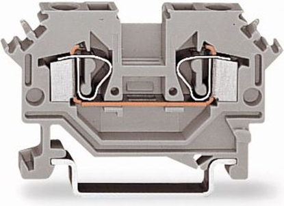 Изображение Wago Zczka szynowa 2-przewodowa 4mm2 szara (281-601)