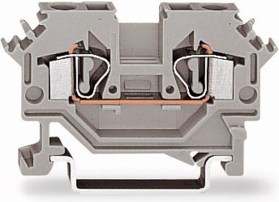 Picture of Wago Zczka szynowa 2-przewodowa 4mm2 szara (281-601)