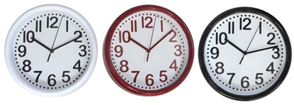 Picture of Wall Clock 22 cm, Assorted, 22 x 5 x 22 cm, DECORLIFE