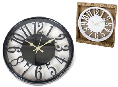Picture of Wall Clock 30 cm, 2 Assorted, 30 x 5 x 30 cm, DECORLIFE