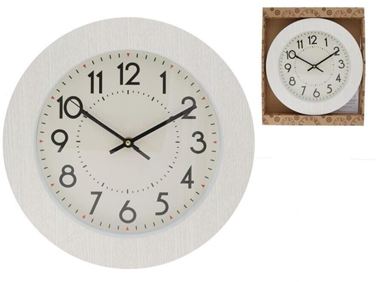 Picture of Wall Clock 30 cm, 30 x 30 x 4 cm, DECORLIFE