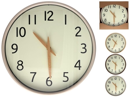 Изображение Wall Clock, 3 Assorted, 30 x 30 x 4,7 cm, DECORLIFE