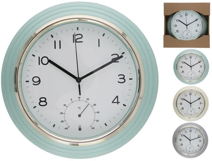 Изображение Wall Clock, 3 Assorted, 30 x 30 x 7,5 cm, DECORLIFE
