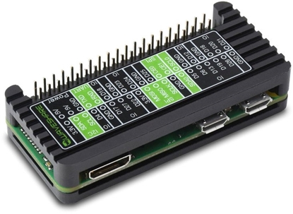 Attēls no Waveshare Obudowa do Raspberry Pi Zero / Zero W / Zero 2 W - ochronna aluminiowa - Waveshare 23027}
