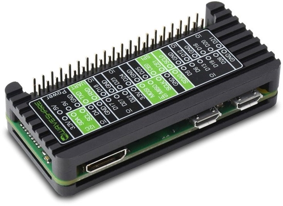Изображение Waveshare Obudowa do Raspberry Pi Zero / Zero W / Zero 2 W - ochronna aluminiowa - Waveshare 23027}