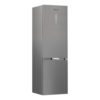 Изображение Whirlpool Refrigerator | WHK 26403 XP6E1 | Energy efficiency class C | Free standing | Combi | Height 203.5 cm | No Frost system | Fridge net capacity 249 L | Freezer net capacity 106 L | 36 dB | Pearl Inox