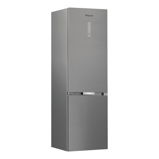 Изображение Whirlpool Refrigerator | WHK 26403 XP6E1 | Energy efficiency class C | Free standing | Combi | Height 203.5 cm | No Frost system | Fridge net capacity 249 L | Freezer net capacity 106 L | 36 dB | Pearl Inox