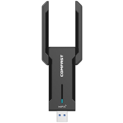 Attēls no WiFi-USB adapter, 5374Mbps, 2.4GHz, 5GHz, 6GHz