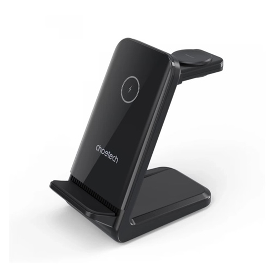 Изображение Wireless Charging Stand CHOETECH, 15W, 3-in-1