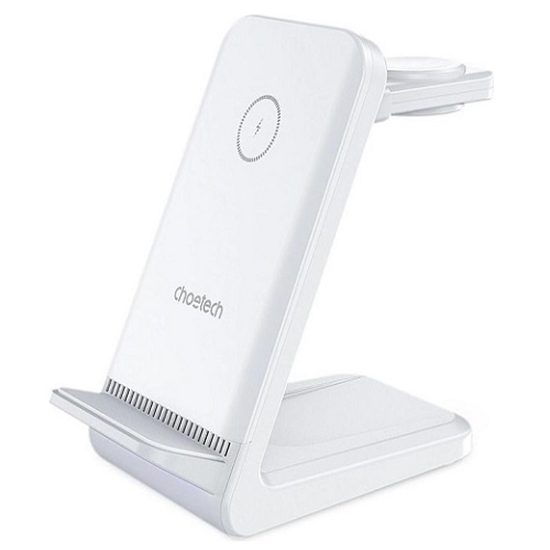 Изображение Wireless Charging Stand CHOETECH, 15W, 3-in-1