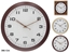 Picture of Wood Effect Wall Clock 36 cm, 2 Assorted, 36 x 36 x 4,5 cm, DECORLIFE