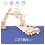 Изображение Wooden Assembly Kit Excavator, STEM Educational Toy