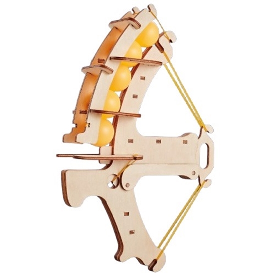 Изображение Wooden Assembly Kit Ping Pong Ball Bow