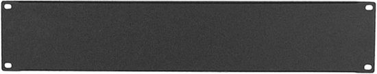 Picture of WP RACK  BLANK PANEL 2U BLACK RAL 9005