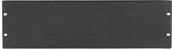 Picture of WP RACK  BLANK PANEL 3U BLACK RAL 9005