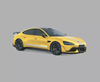 Изображение Xiaomi SU7 Ultra 1:18 Die-cast Model Car | Lightning Yellow | Zinc alloy, ABS, SAN, PVC