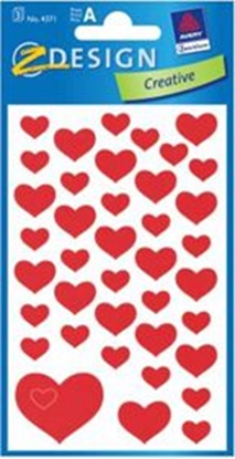 Picture of Z DESIGN Naklejki papierowe - Serca 2 (106431)