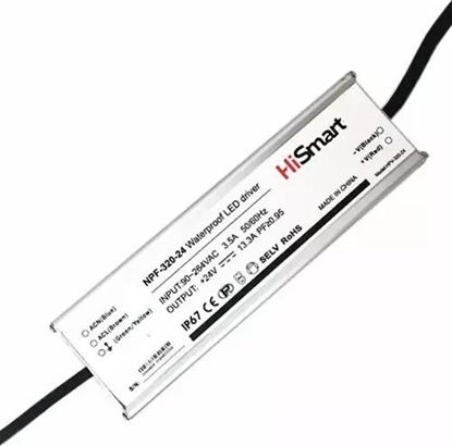 Изображение Zasilacz Hismart Zasilacz 24V, 13.3A, 320W, PFC, IP67