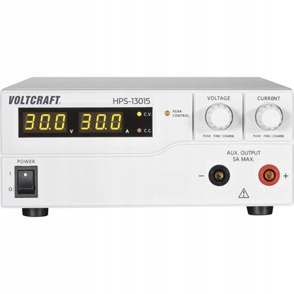 Attēls no Zasilacz laboratoryjny regulowany VOLTCRAFT HPS-13015, 1 - 30 V/DC, 0 - 15 A, 450 W, Ilo wyj 1 x 512321