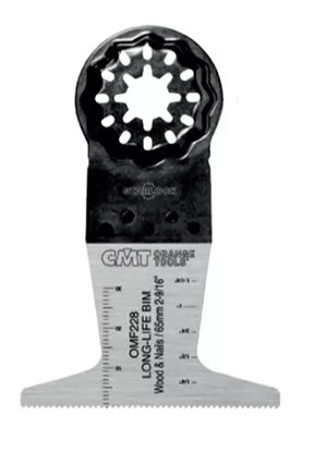 Attēls no Zāģplātne, plakana CMT OMF228 Wood & Nails Long Life; BiM; 65 mm; 50 gab.