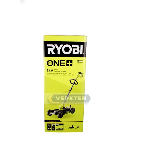 Изображение Zāles pļāvējs Ryobi RY18LMC30A-120; 18 V; 1x2,0 Ah akum.