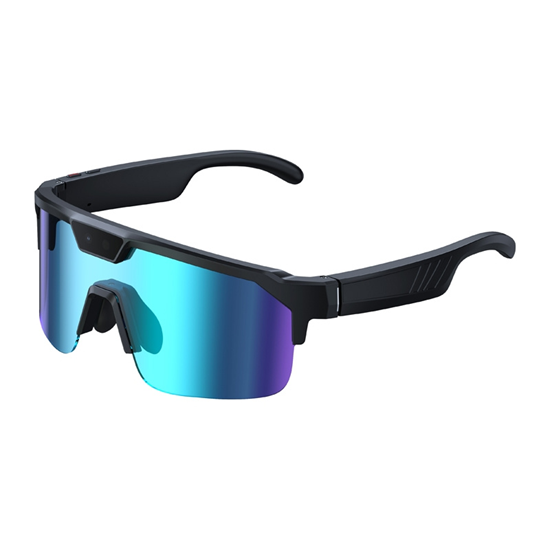 Picture of ZEBLAZE Q01 Blue AI Sports Sunglasses