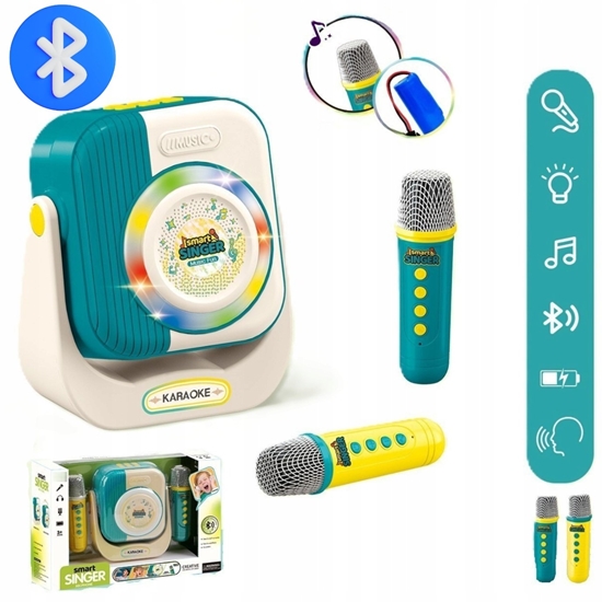 Picture of Zestaw do karaoke dla dzieci dwa mikrofony