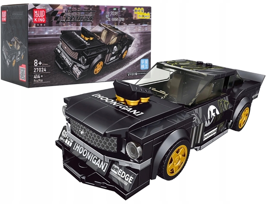 Изображение Zestaw Klocków Auto Sportowe Czarne 414el. EDUKAMP