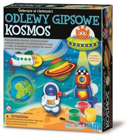Изображение Zestaw kreatywny Odlewy Gipsowe - Kosmos