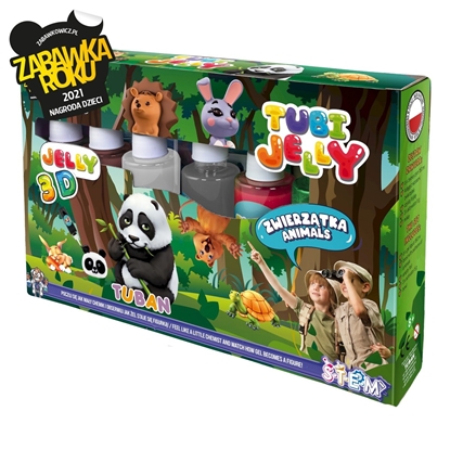 Изображение Zestaw Tubi Jelly 6 kolorów - Zwierzątka