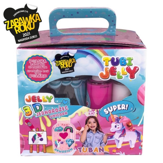 Picture of Zestaw Tubi Jelly 6 kolorów małe akwarium Jednorożec