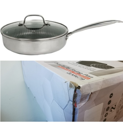 Attēls no Zilan ZLN9679 Deep Fry Pan with lid 26cm (Damaged packaging)