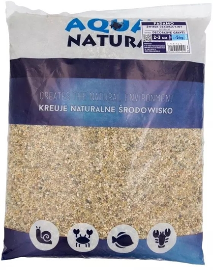 Picture of ZOOLOGIA Aqua Natura,Padamo wirek dekoracyjny do akwarium 2-3 mm 5 kg