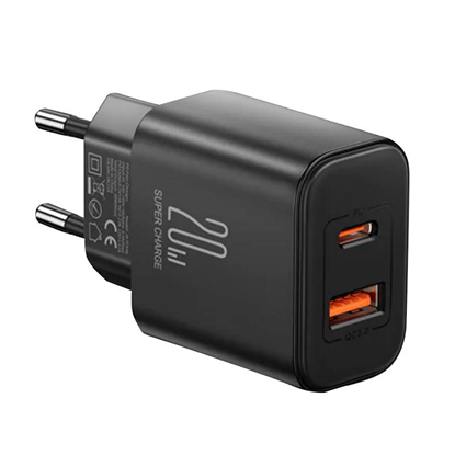 Изображение adowarka Joyroom adowarka sieciowa JR-TCF05, (EU) 20W A+C (czarny)