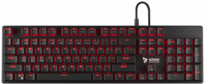 Изображение Klawiatura Savio Tempest RX FULL Outemu Red (SAVGK-TEMPEST FULL RED)