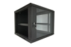 Picture of 12U 19'' Sienas komutācijas skapis/ 600 x 600 x 635mm/  Melns/ Nesalikts