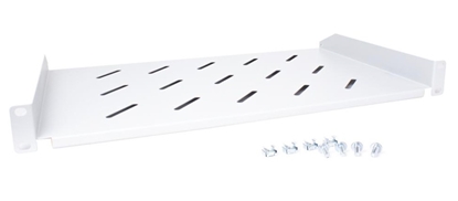 Изображение 1U Cantilever plaukts priekšējais stiprinājums 270 mm, pelēks