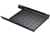 Picture of 1U Teleskopiskais plaukts 19" komutācijas skapim, 550mm, melns
