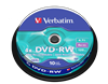 Изображение 1x10 Verbatim DVD-RW 4,7GB 4x Speed, matte silver Cakebox