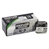 Picture of 317 baterijas 1.55V Maxell sudraba-oksīda SR516SW iepakojumā 1 gb.