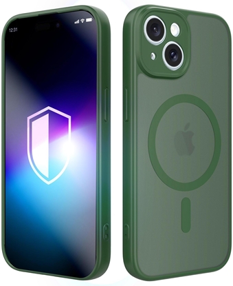 Изображение 3MK Apple iPhone 15 - 3mk Misty MagCase Green