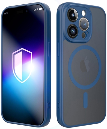 Изображение 3MK Apple iPhone 15 Pro - 3mk Misty MagCase Blue