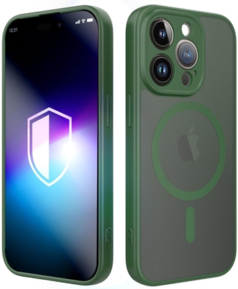 Изображение 3MK Apple iPhone 15 Pro - 3mk Misty MagCase Green