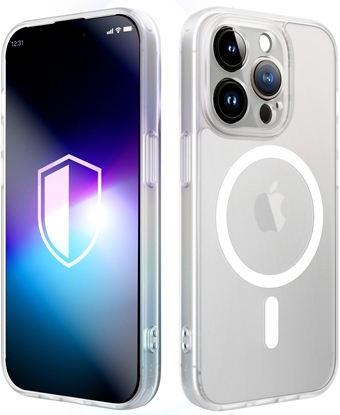 Изображение 3MK Apple iPhone 15 Pro - 3mk Misty MagCase White