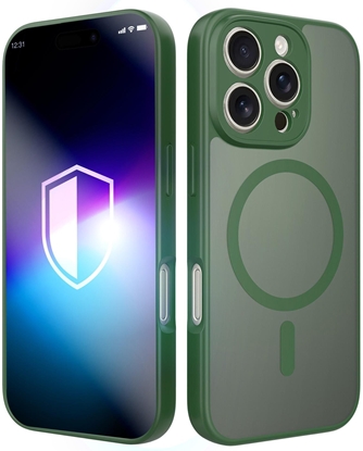 Изображение 3MK Apple iPhone 16 Pro - 3mk Misty MagCase Green